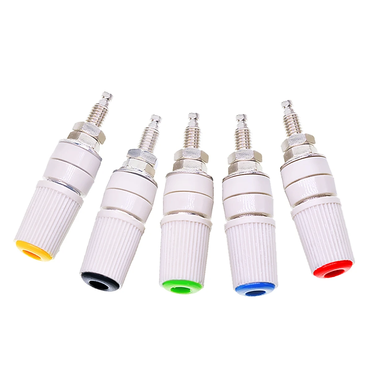 1PC High Current 30A Banana Pulg M5X45 Type 4mm Amplifier Female Jack Socket Test Binding Post Terminal