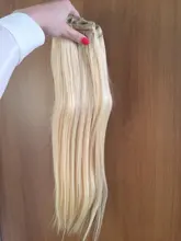 BHF-Clip en extensiones de cabello humano, 100% cabello humano natural Remy, cabeza completa, 70g a 140g