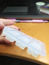 1Pc lindo Oso de azúcar molde de silicona molde de resina de cristal moldes de Epoxy de joyería colgante de arte DIY decoraciones de herramientas