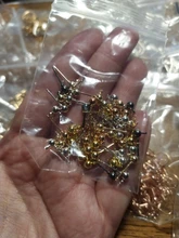 50 unids/lote 3/4/5mm 6 colores Pin finding studs arete pines básicos tapones conector para DIY joyería accesorios suministros