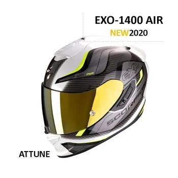 

HELMET SCORPION EXO 1400 AIR ATTUNE WHITE WITH YELLOW