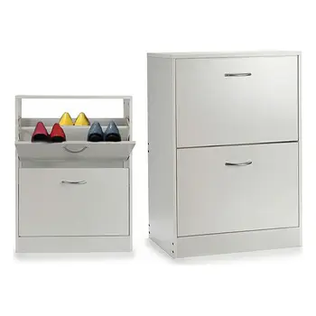 

Shoe Rack White (24 x 80 x 60 cm) Wood 2 drawers