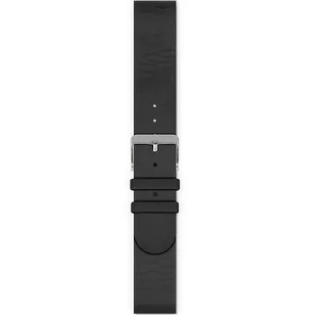 

Leather strap spc smartee leather bracelet black-color matte-classic buckle-compatible with watches 9611 slim and 9609