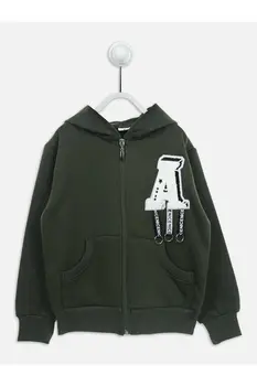 

Khaki Seasonal Male Child Sweat