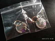 Collar antipérdida para perro, etiquetas de identificación con nombre de perro, regalos para amantes de los perros, etiquetas para el cuello para perro, etiqueta de mascota grabada