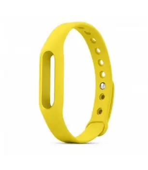 

Replacement silicone strap for watch bracelet Xiaomi My Band 3 Color Yellow