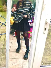 Short Skirt Pleated Black College-Style High-Waist Womens Summer Female A-Line Student