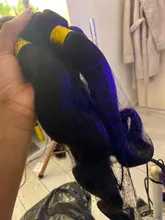 Luduna-mechones de pelo ondulado brasileño para mujer negra, extensiones de pelo ondulado 150% humano, 1/3/4 piezas, Remy