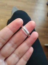 Herramienta de joyería Ajuste de anillo Invisible transparente espiral cable reductor de tensión tamaños ajustables