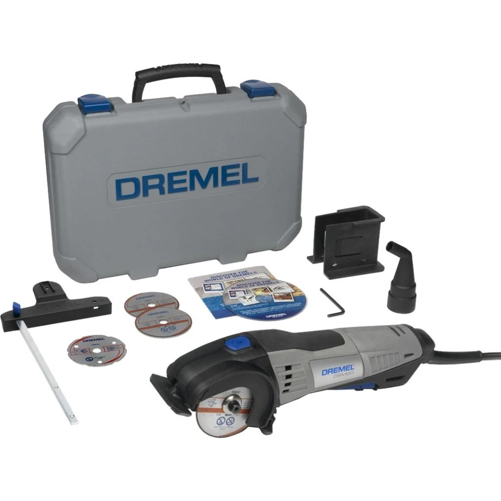 Пила циркулярная Dremel DSM20(17000 об/мин, мощность 710 Вт, диск 77 мм, защита от перегрева