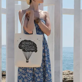 

Angemiel Bag Own With Your Mind End Printed Cloth Bag