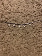 Tobillera de mariposa para mujer, cadena de tenis con diamantes de imitación, joyería para pie, tobillera de playa para verano