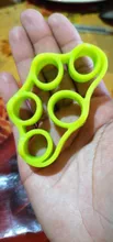 Empuñadura de dedo de 3kg-5kg, de silicona, entrenador de fuerza, anillo, pinza, expansor, entrenamiento, Fitness, empuñaduras de mano eléctricas, 1 ud.