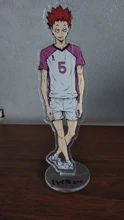 ¡15cm Anime Haikyuu! Figuras de acción de acrílico, modelos de placa de escritorio, figuras de acción, adornos de decoración de escritorio de actividad