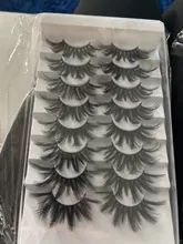 Pestañas postizas de visón 3D, 5/8/10 pares, naturales, suaves y esponjosas, voluminosas, largas y espectaculares, maquillaje de extensión de pestañas cruzadas