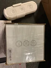 Tuya vida inteligente RF inteligente WIFi Cortina, persianas de obturador interruptor Google Alexa eco Control de voz inteligente App casa temporizador