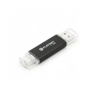 

PENDRIVE MEMORY PLATINET AX-DEPO BLACK ALUMINUM MICRODUO-16GB-USB CONNECTORS AND MICROUSB COMPATIBLE OTG