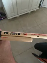 Baquetas profesionales de madera de nogal 5A, instrumento Musical de tambor 7A, un par