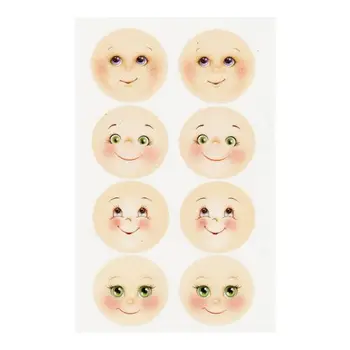 

Gdvip02 foamiran with print 'puppet face 2', D 45mm, 8 PCs. On the sheet 12*20 cm, renkalik