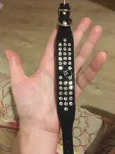 Dog-Collar Rhinestone Dogs Diamante Chihuahua Yorkshire Cat 3 for Small Medium Rows Suede