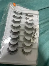 Pestañas postizas de visón falso 3D, 5/8 pares, naturales, esponjosas, voluminosas y espectaculares, extensión de pestañas hecha a mano, sin crueldad