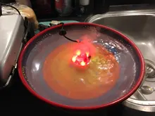 Fogger Air-Humidifier Pond-Atomizer Ultrasonic-Mist-Maker Water-Fountain 24V 12 LED 