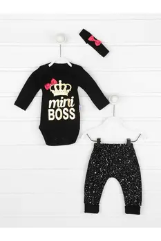 

Black Baby Girl 3 PCs Set