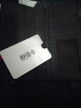 Carteira-cartera fina de 0,5 cm para hombre, billetera masculina de cuero natural suave