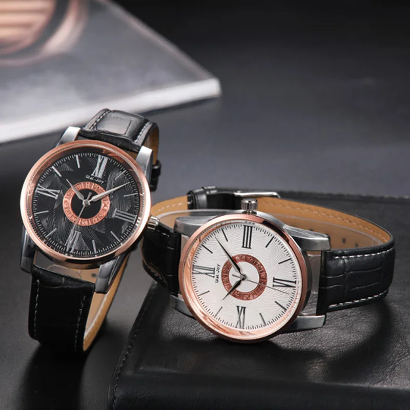 

WJ-8106 Wal-Joy Casual Sport Watches for Men Top Brand Luxury Leather Wrist Watch Man Clock Fashion Chronograph Wristwatch reloj