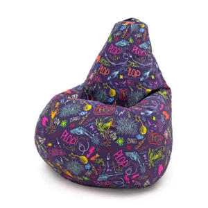 Armchair bag pear Oxford water repellent waterproof rainproof large soft frameless pouf ottoman for Home Cottage