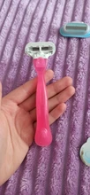 1 de manejar o 4 cuchillas de afeitar Manual de afeitar cuchillas para mujer hoja de afeitar el pelo de seguridad maquinilla de afeitar la cabeza