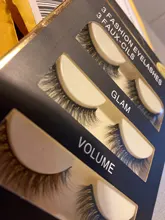 Pestañas postizas efecto 3D, extensión de pestañas de pelo largo de visón, efecto de belleza natural de 3 pares, N.º X11