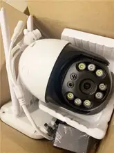 Cámara IP de seguridad para exteriores, dispositivo de vigilancia con seguimiento automático, WIFI, 1080P, HD, PTZ, alarma humana, domo de velocidad, Audio bidireccional, H.265