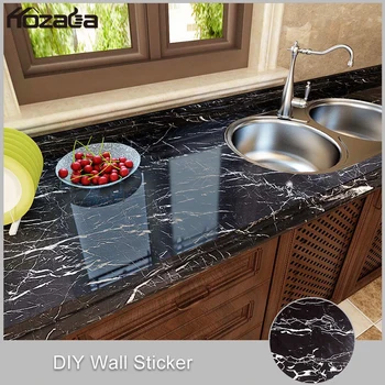 

Hozada Wallpaper Self Adhesive Waterproof Wallpaper for Bathroom Kitchen Cupboard Countertops Contact Paper PVC Wall Stickers