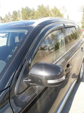 Estilo de coche de la ventana de acrílico Deflector de viento Visor lluvia protector de sol para ventilación para Mitsubishi Outlander 2014, 2015, 2016, 2017, 2018 riovalle | Energía