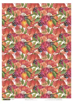 

Rice paper for Decoupage "" Japanese Courtyard "" craft Premier, A3, 25 g/m cpd0655