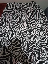 Long Skirts Maxi A-Line Celmia Printed Elegant Zebra Vintage Plus-Size Womens Casual