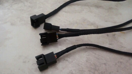 Cable Length: 0.27m, Color: 1 Point 4 Computer Cables Mainboard CPU 4 PIN Fan Extention Cables PWM 4P Adapter Cable Computer Case Mainboard 4 PIN Power Cables Connectors Fan Splitter 