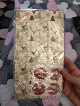 Gift-Bags Boxes Guests-Packaging Merry-Christmas Deer Candy Stickers No Party with Snowflakes