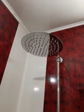 Cabezal de ducha de cascada ultrafina de acero inoxidable, cabezal de ducha de lluvia Cuadrado y Redondo de 10/8/6 pulgadas