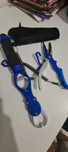 LINNHUE-Alicates de pesca de aleación de aluminio, juego de agarre, aparejos de pesca, gancho de recuperación, cortador de línea, anillo dividido, accesorios de pesca