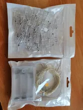 Led-String-Lights Garland Photo-Clip Battery-Operated Christmas-Decoration Holiday Wedding