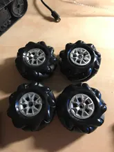 Mecanum-Robot omnidireccional de rueda, Kit de Chasis de coche con 4 Uds. De Motor TT para Arduino Raspberry Pi DIY, piezas de juguete