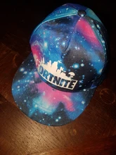 Gorro luminoso de Fortnite para niños y adultos, gorra de béisbol de lona con cielo estrellado, ajustable, regalo de cumpleaños