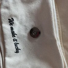 Bandolera de lona con estampado de dibujos animados para mujer, bolso de hombro tipo sobre