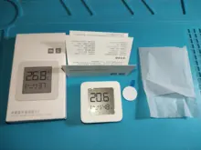 Reloj digital inteligente Xiaomi Mijia BT4.0, reloj electrónico inalámbrico, termómetro, LCD, medidor de temperatura, para interior y exterior