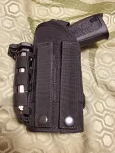 Pistola de Airsoft para Airsoft, cinturones tácticos, muslo de pierna, funda de pistola de Airsoft con bolsa de revista, accesorios para pistola de caza