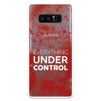 

Costume drawing Under Control WP030 stand case for Samsung Galaxy Note 8