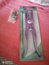 Tag-Mounting Pliers-Free Farm Cattle Sheep Animal Identification Ear Pig 10pcs Spare-Pin