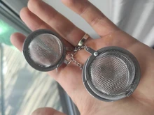 De acero inoxidable Infusor de té Esfera de especias colador de bola de té de malla de filtro Infusor de té coladores de cocina herramientas theezeef